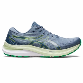 Best Asics Running Shoes For Pronation 1011B440 Asics Men's GEL-KAYANO 29 -STEEL BLUE/LIME ZEST 12 - Like New