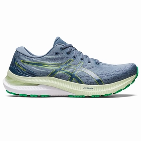 1011B440 Asics Men's GEL-KAYANO 29 -STEEL BLUE/LIME ZEST 8M - Like New Supportive Asics Shoes