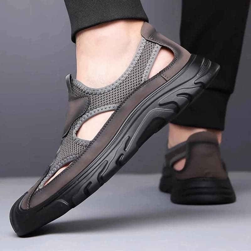 Prada Sandals 2024 NewMesh Hollow Lightweight Soft Sole Sandals