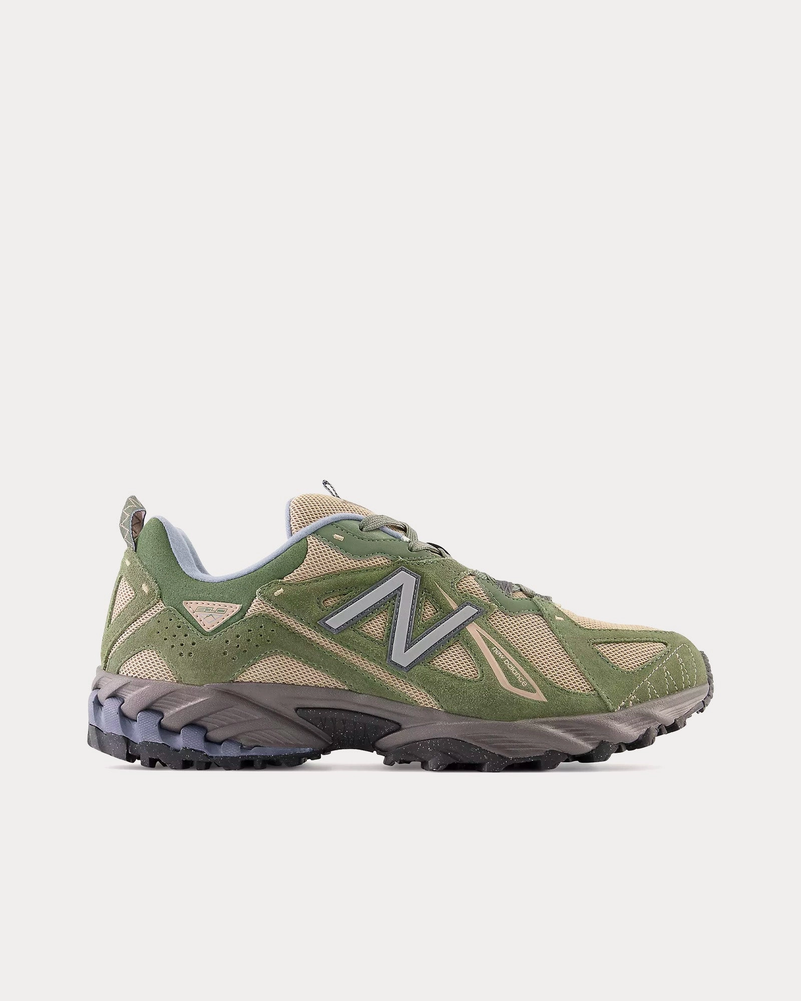 610v1 Deep Olive Green / Driftwood / Arctic Grey Low Top Sneakers New Balance 696
