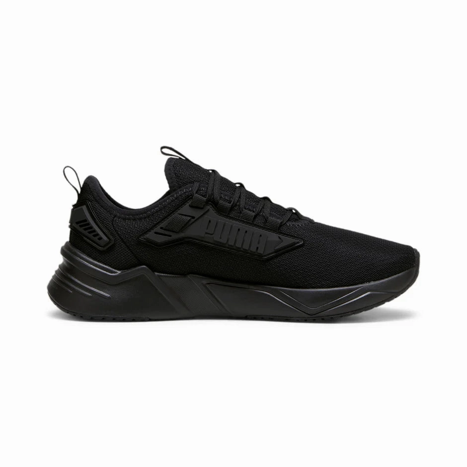 Asics Spikeless Track Shoes .PUMA Retaliate 3 Unisex Running Shoes - BLACK/BLACK - (37947819) - RT3 - R1L4