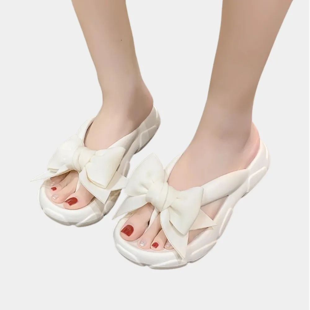 Authentic Slippers Abby - Elegante damesslippers met lint
