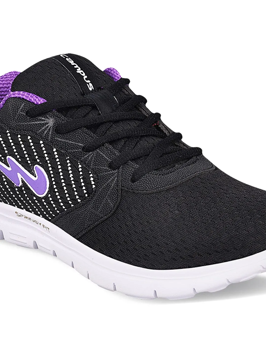 ELARA Black Women's Running Shoes Lightweight Running Shoes
