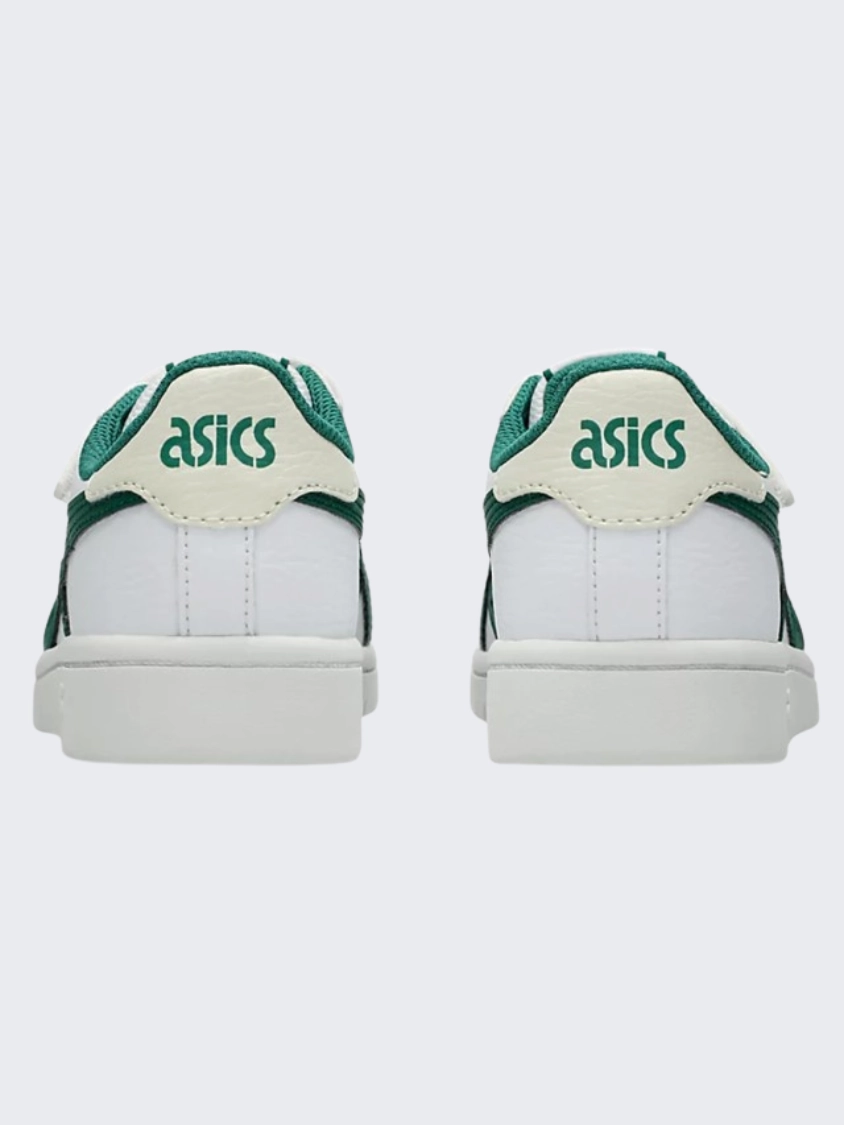 Asics Japan S Ps-Boys Lifestyle Shoes White/Jasper Green Asics Gel Cumulus 24 Running Shoes