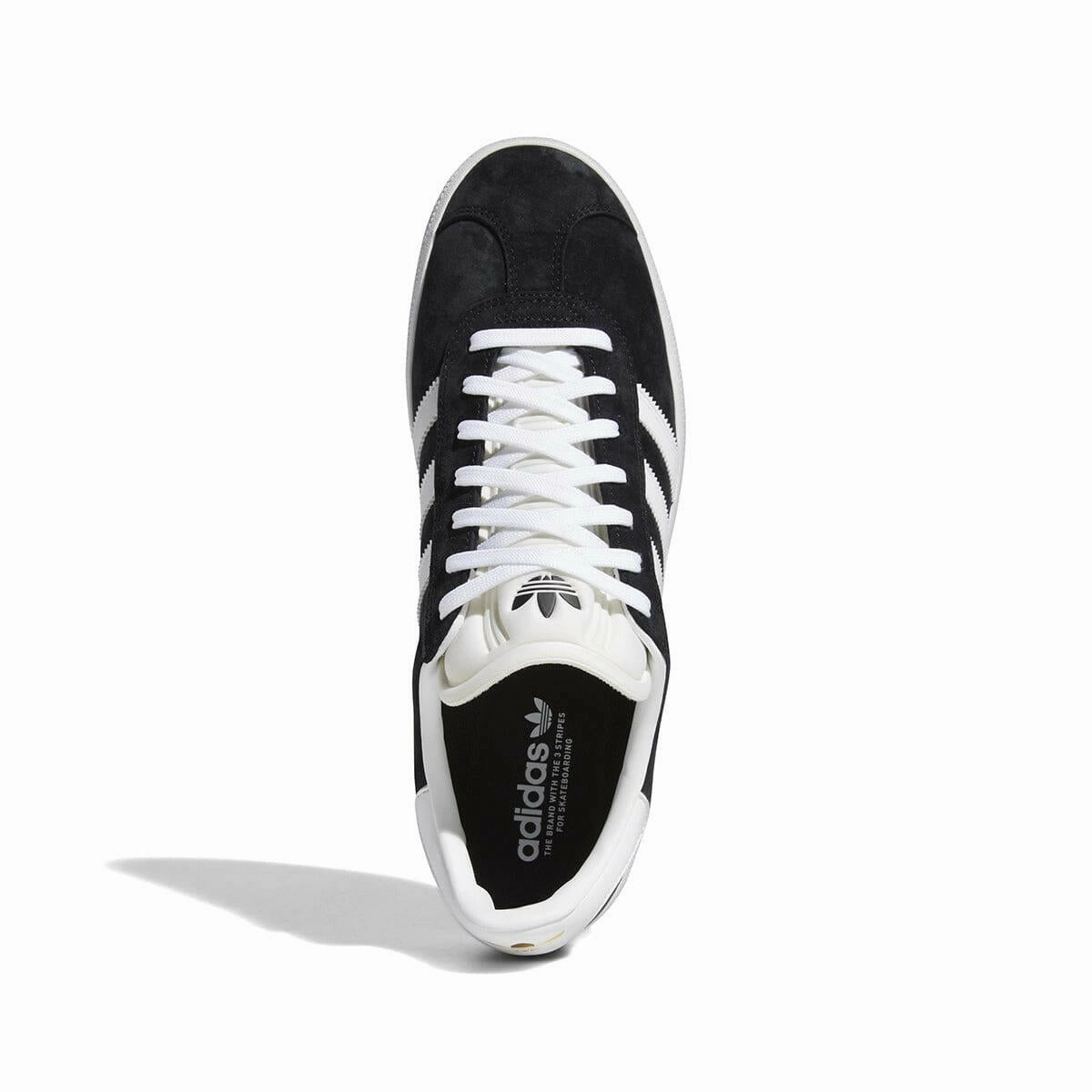 Adidas - Gazelle Adv Shoes Black/White/Gold Adidas Shoes Vl Court