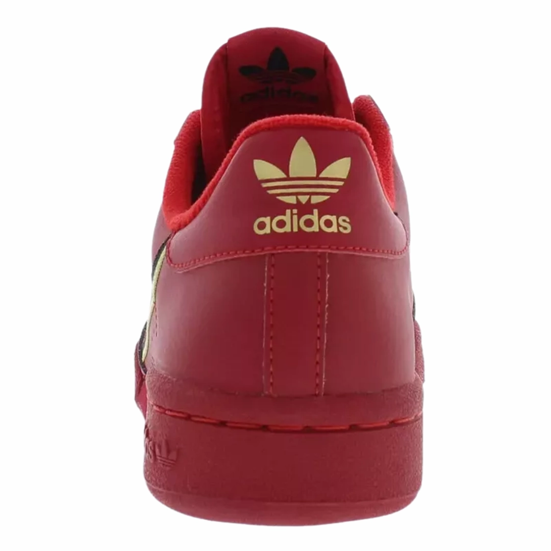 Adidas - Kid's Continental 80 J 'Scarlet' - Scarlet / Gold Metallic / Core Black Nmd Adidas Shoes