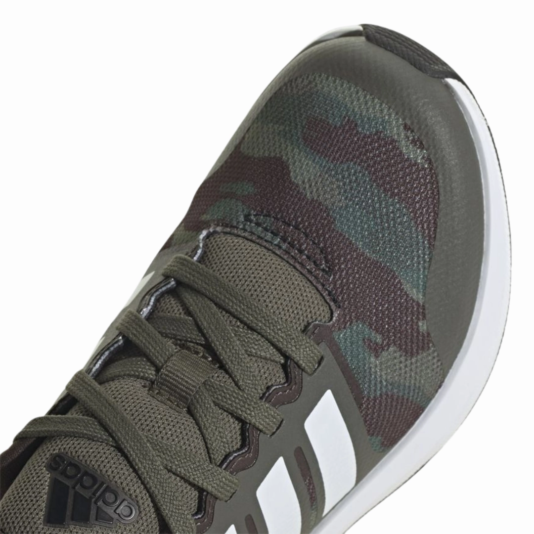 Adidas - Kid's FortaRun 2.0 Cloudfoam Sport Big Kid 'Olive Strata Camo' - Olive Strata / Cloud White / Core Black Adidas Samba Shoe