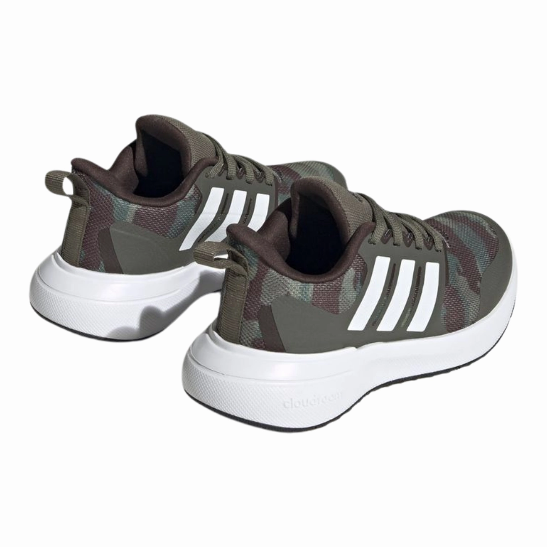 Adidas - Kid's FortaRun 2.0 Cloudfoam Sport Big Kid 'Olive Strata Camo' - Olive Strata / Cloud White / Core Black Adidas Anime Shoes