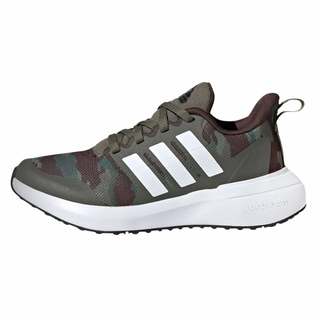 Adidas Rider Shoes Adidas - Kid's FortaRun 2.0 Cloudfoam Sport Big Kid 'Olive Strata Camo' - Olive Strata / Cloud White / Core Black