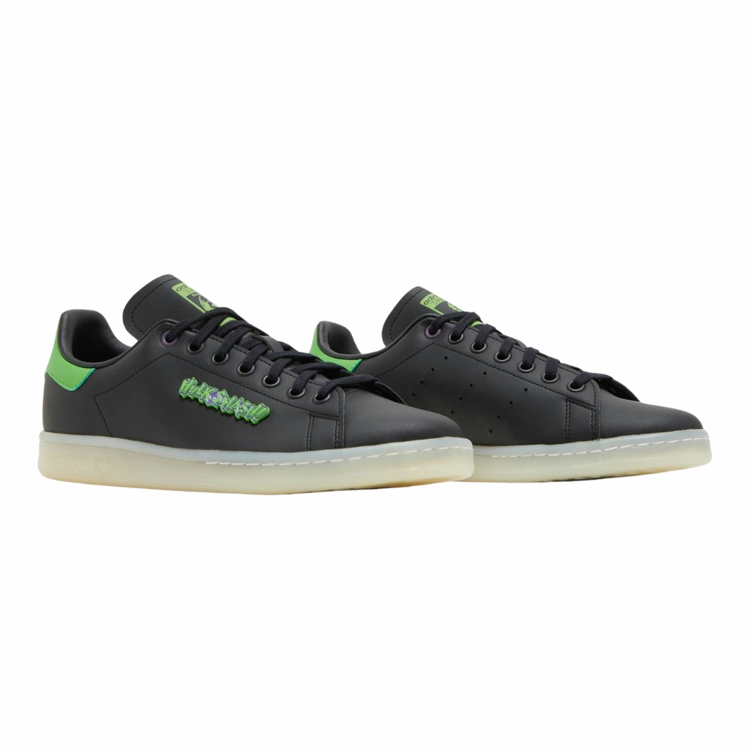 Adidas Shoes Names Adidas - Kid's Marvel x Stan Smith Big Kid 'Hulk Smash' - Core Black / Pantone / Cloud White