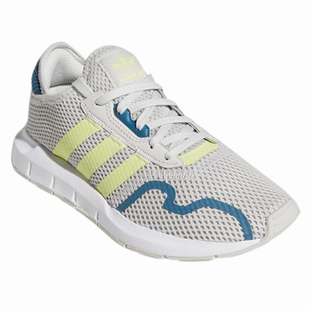 Size 15 Shoes Adidas Adidas - Kid's Originals Swift Run X 'Grey Yellow Orbit Indigo' - Grey Yellow Orbit Indigo