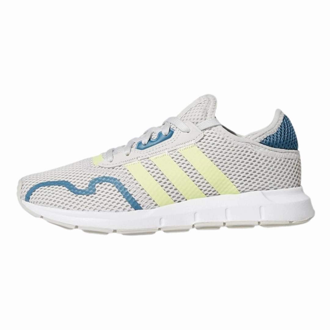 Adidas - Kid's Originals Swift Run X 'Grey Yellow Orbit Indigo' - Grey Yellow Orbit Indigo Shoes In Adidas