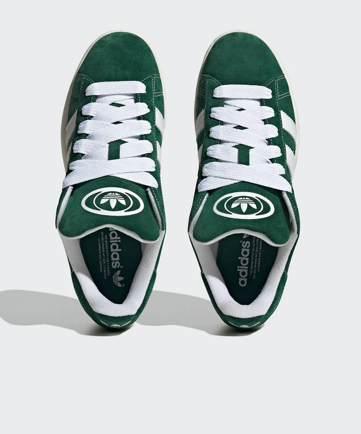 Adidas Tweed Shoes Adidas - Men Campus 00s Dark Green / Cloud White / Off White H03472