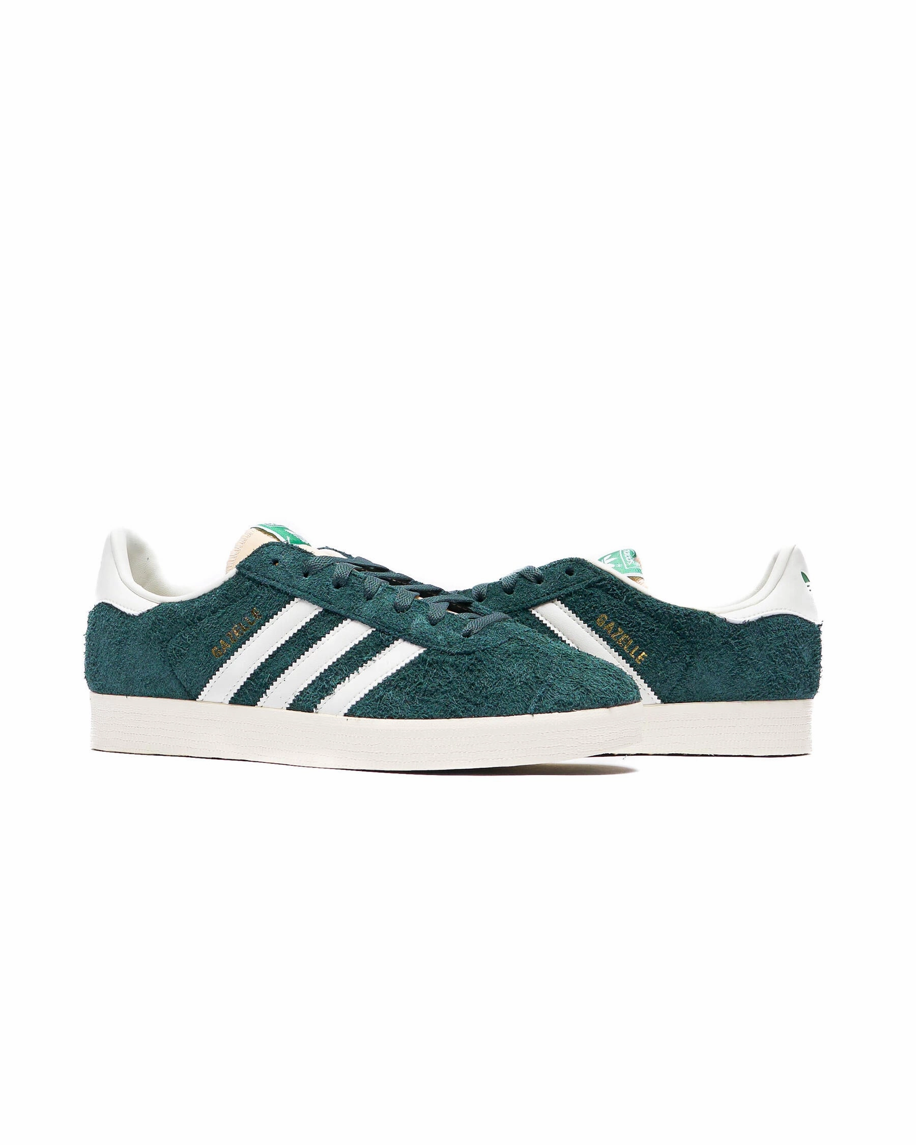 Adidas - Men Gazelle Mineral Green / Off White / Cream White IF9655 Shoes Like Adidas Campus