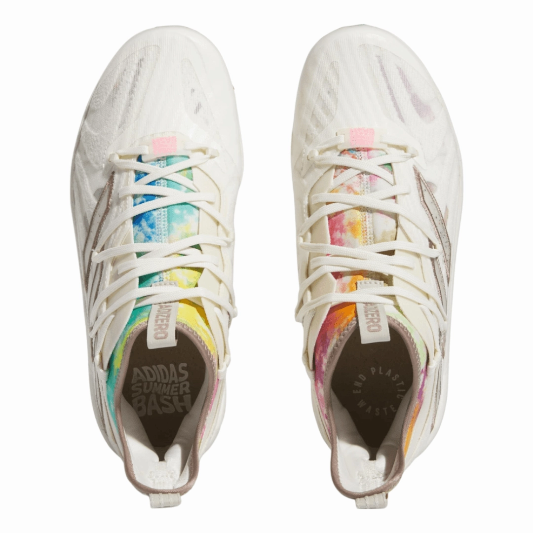 Adidas - Men's Adizero Afterburner 9 NWV TPU 'Summer Bash' - Cloud White / Chalky Brown / Off White Adidas Soft Shoes