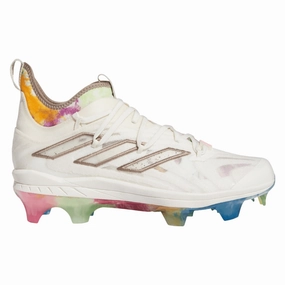 Adidas - Men's Adizero Afterburner 9 NWV TPU 'Summer Bash' - Cloud White / Chalky Brown / Off White Adidas Wing Shoes