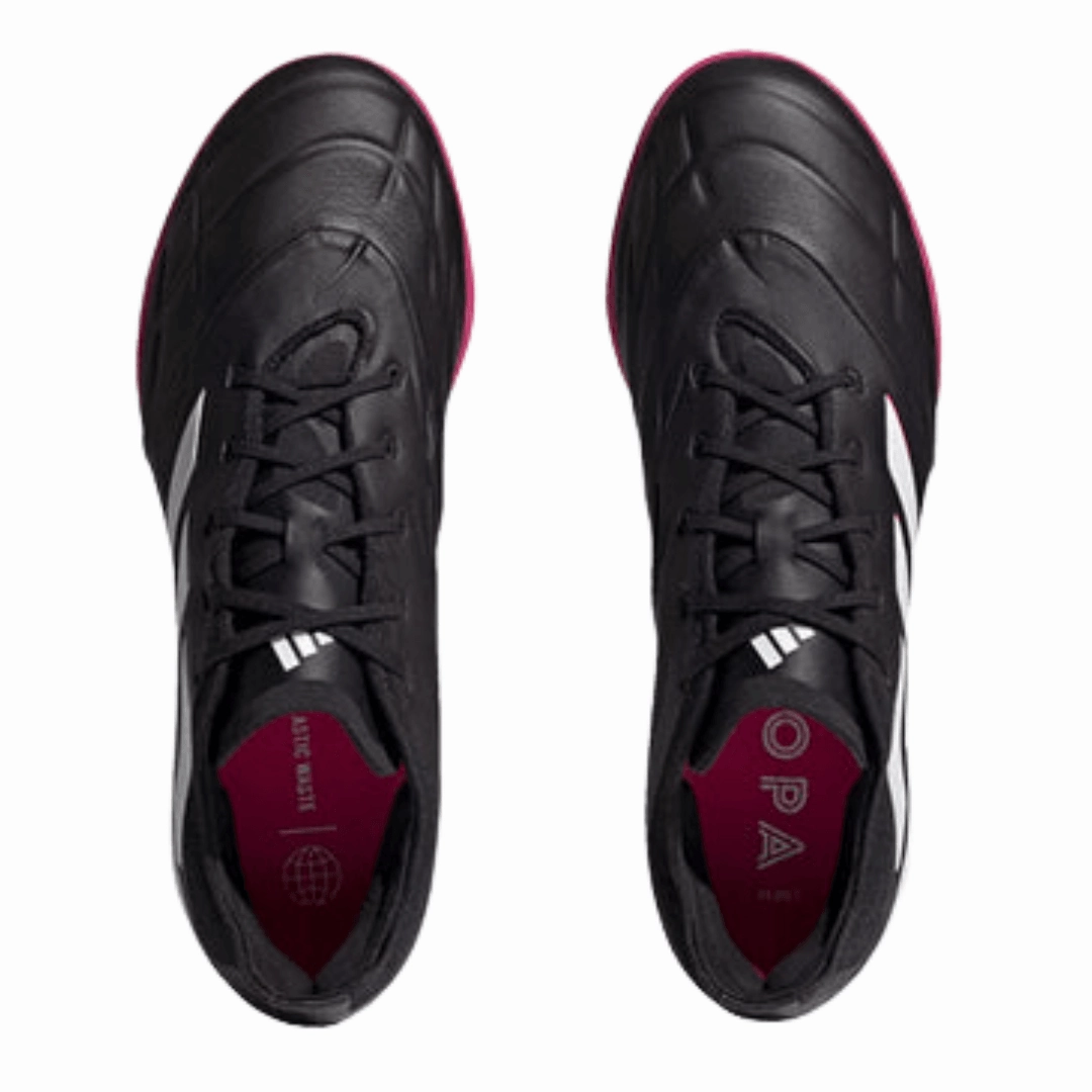Adidas Brogue Shoes Adidas - Men's Copa Pure.1 TF 'Own Your Football Pack' - Core Black / Zero Metallic / Team Shock Pink