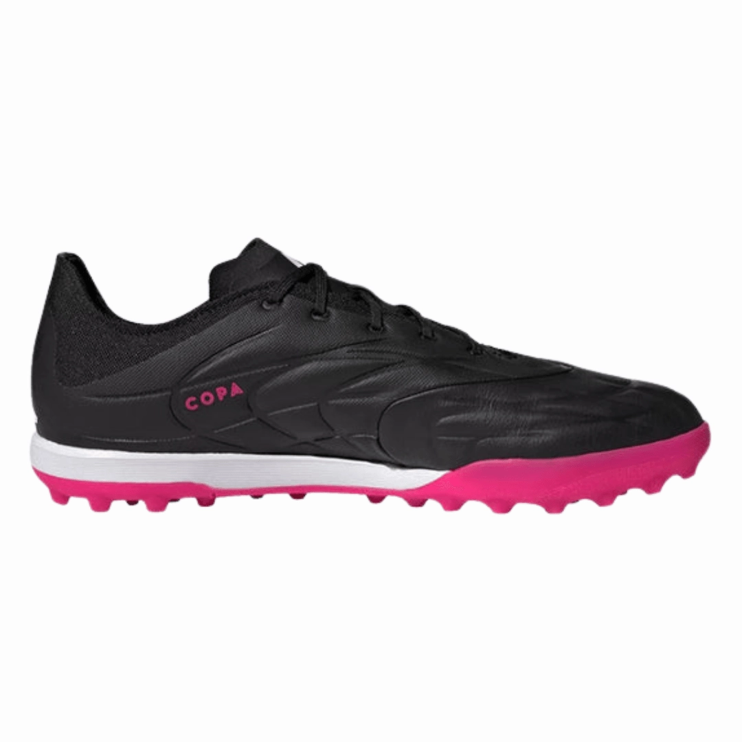 Adidas - Men's Copa Pure.1 TF 'Own Your Football Pack' - Core Black / Zero Metallic / Team Shock Pink Adidas Court Shoes