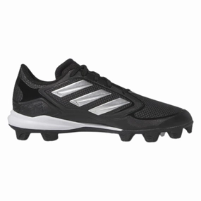 Adidas - Men's PureHustle 3 MD 'Black Silver Metallic' - Core Black / Silver Metallic / Silver Metallic Adidas Contestant Taekwondo Shoes