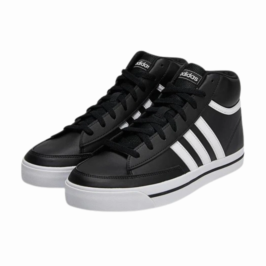 Adidas - Men's Retrovulc Mid 'Black White' - Core Black / Cloud White / Core Black Adidas Kantai Trail Shoes