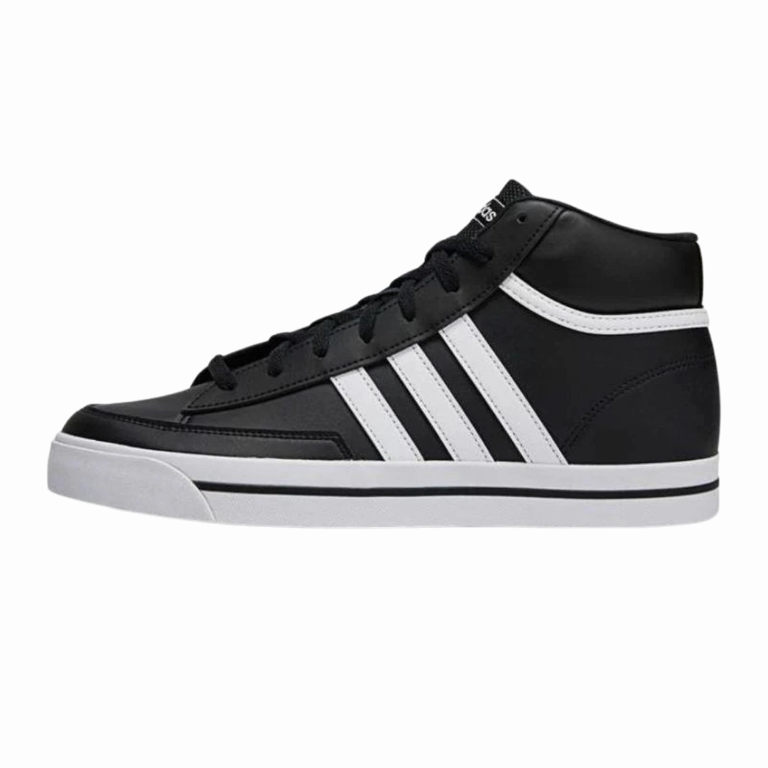 Adidas Powerlift Shoes Adidas - Men's Retrovulc Mid 'Black White' - Core Black / Cloud White / Core Black