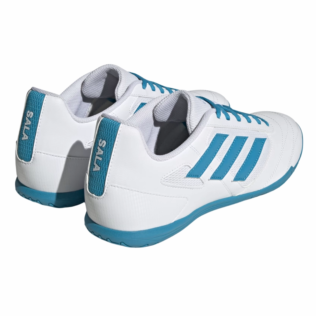 Adidas - Men's Super Sala 2 Indoor 'White Blue' - Cloud White / Bold Aqua / Bold Aqua Stan Smith Shoes Adidas