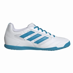 Adidas - Men's Super Sala 2 Indoor 'White Blue' - Cloud White / Bold Aqua / Bold Aqua Most Popular Adidas Shoes