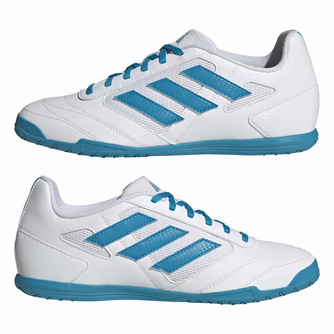 Beyonce New Adidas Shoes Adidas - Men's Super Sala 2 Indoor 'White Blue' - Cloud White / Bold Aqua / Bold Aqua