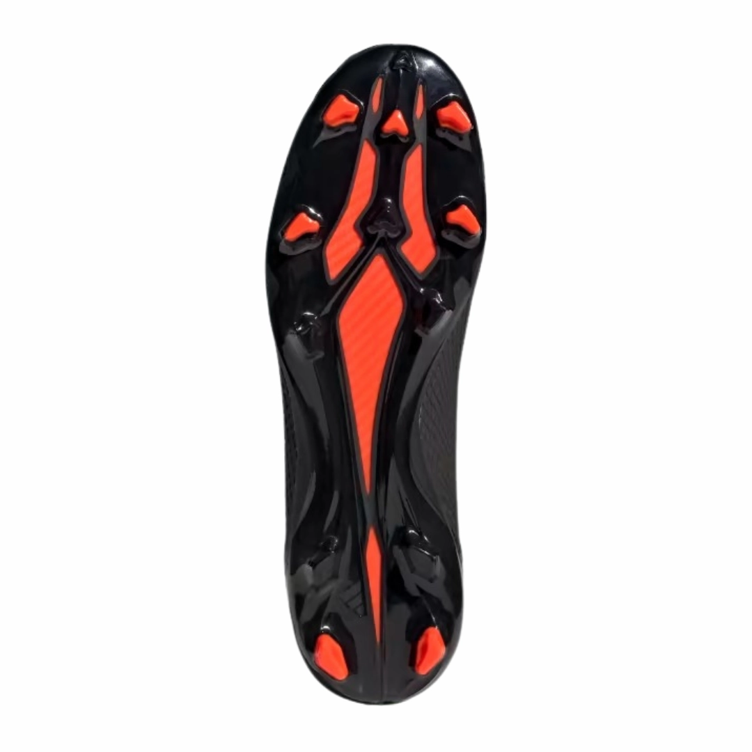 Adidas - Men's X Speedportal.3 FG 'Black Solar Red' - Core Black / Solar Red / Team Solar Green Adidas Shoes 1970s