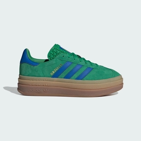 Adidas - Women Gazelle Bold Green / Supplier Colour / Green IE1370 Chunky Adidas Shoes