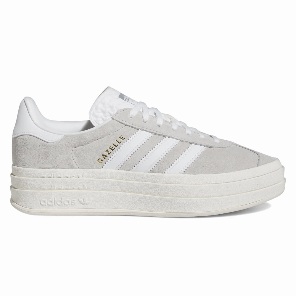 Adidas - Women Gazelle Bold Grey Two / Cloud White / Core White HQ6893 Adidas Max Cushion Shoe