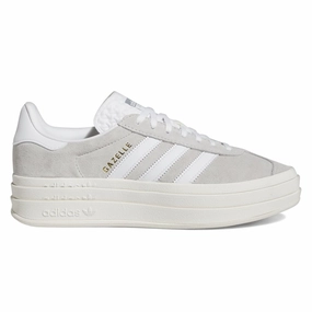 Uk 5 To Us Shoe Size Adidas Adidas - Women Gazelle Bold Grey Two / Cloud White / Core White HQ6893