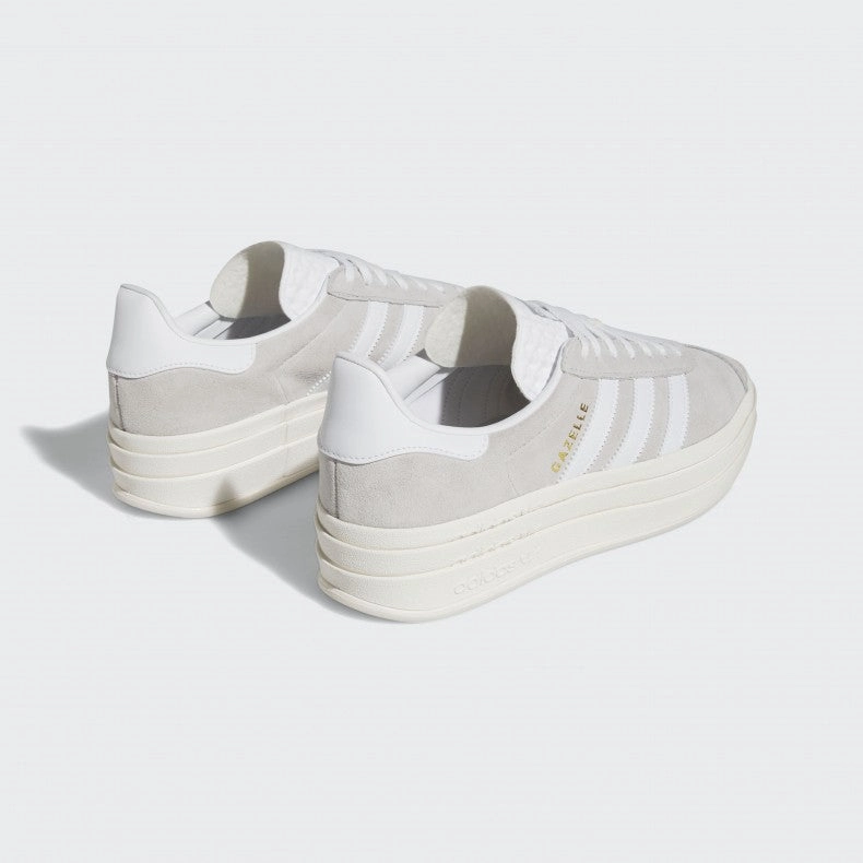 Adidas - Women Gazelle Bold Grey Two / Cloud White / Core White HQ6893 Adidas Skateboard Shoes