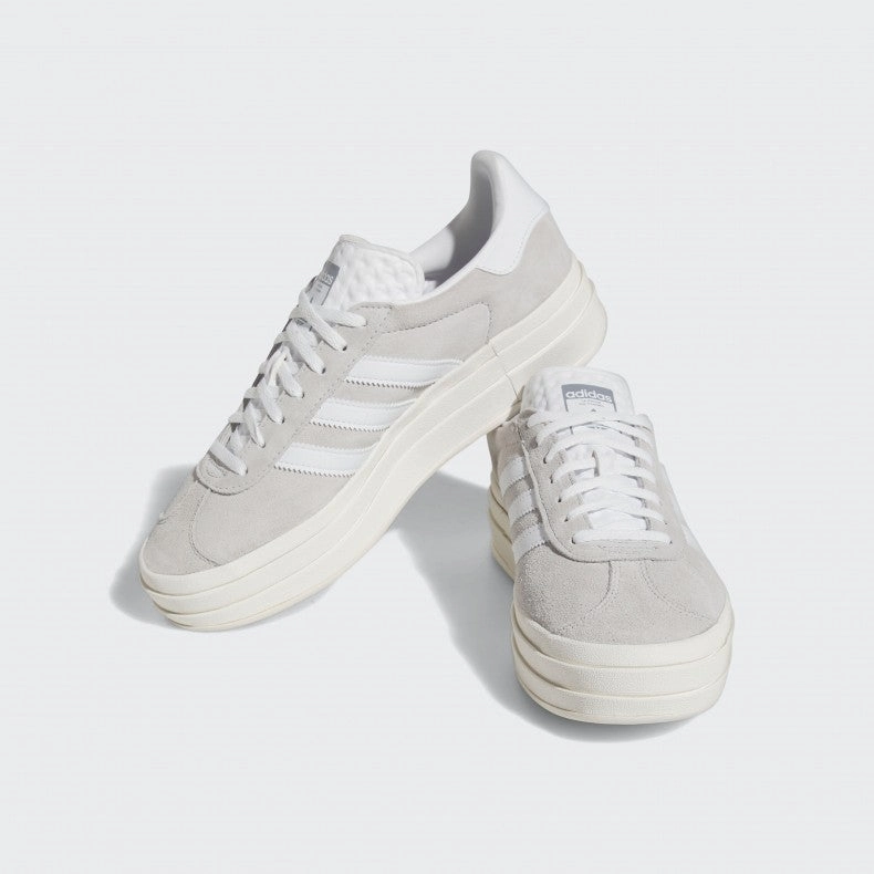 Adidas - Women Gazelle Bold Grey Two / Cloud White / Core White HQ6893 Adidas Mei Shoes
