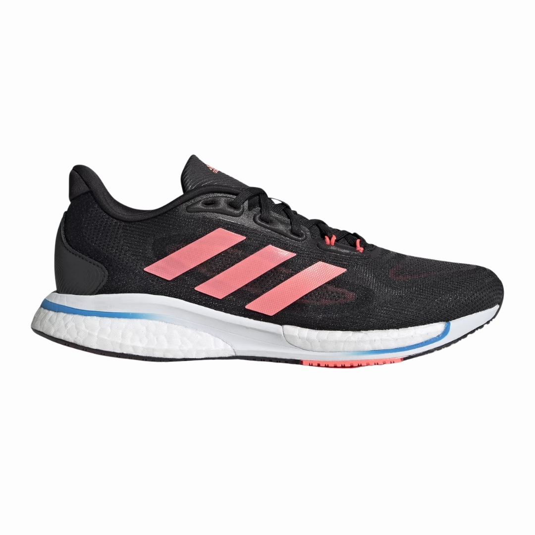 Adidas Mid Top Basketball Shoes Adidas - Women's Supernova   'Black Acid Red' - Core Black / Acid Red / Turbo