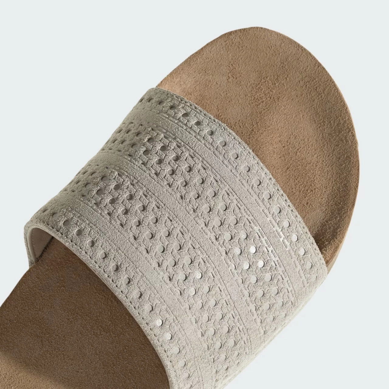Wedge Sandals Comfort Adidas Adilette Cork Suede Slide Brown