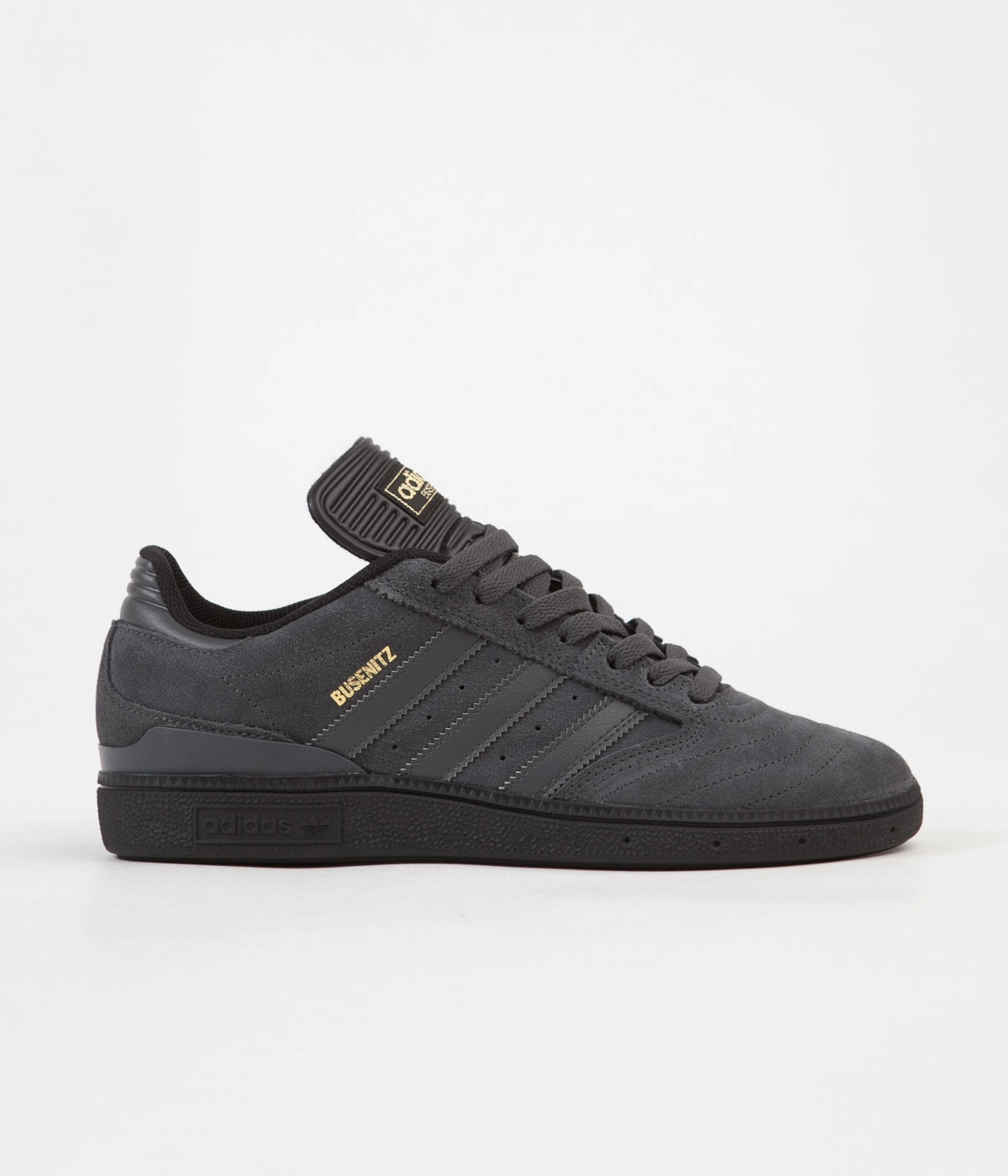 Adidas Running Shoes Recycled Plastic Adidas Busenitz Pro Shoes - Core Black / Solid Grey / Gold Foil