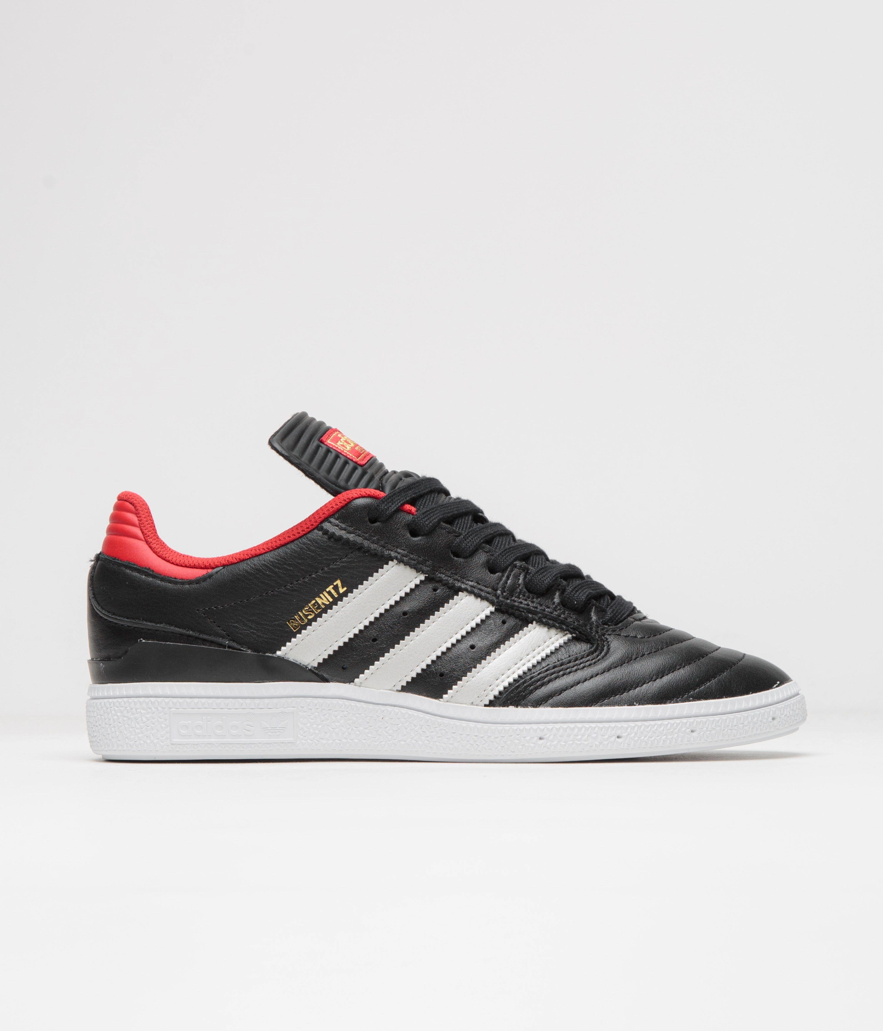 Cute Adidas Shoes Gazelle Adidas Busenitz Shoes - Core Black / Zero Metallic / Better Scarlet