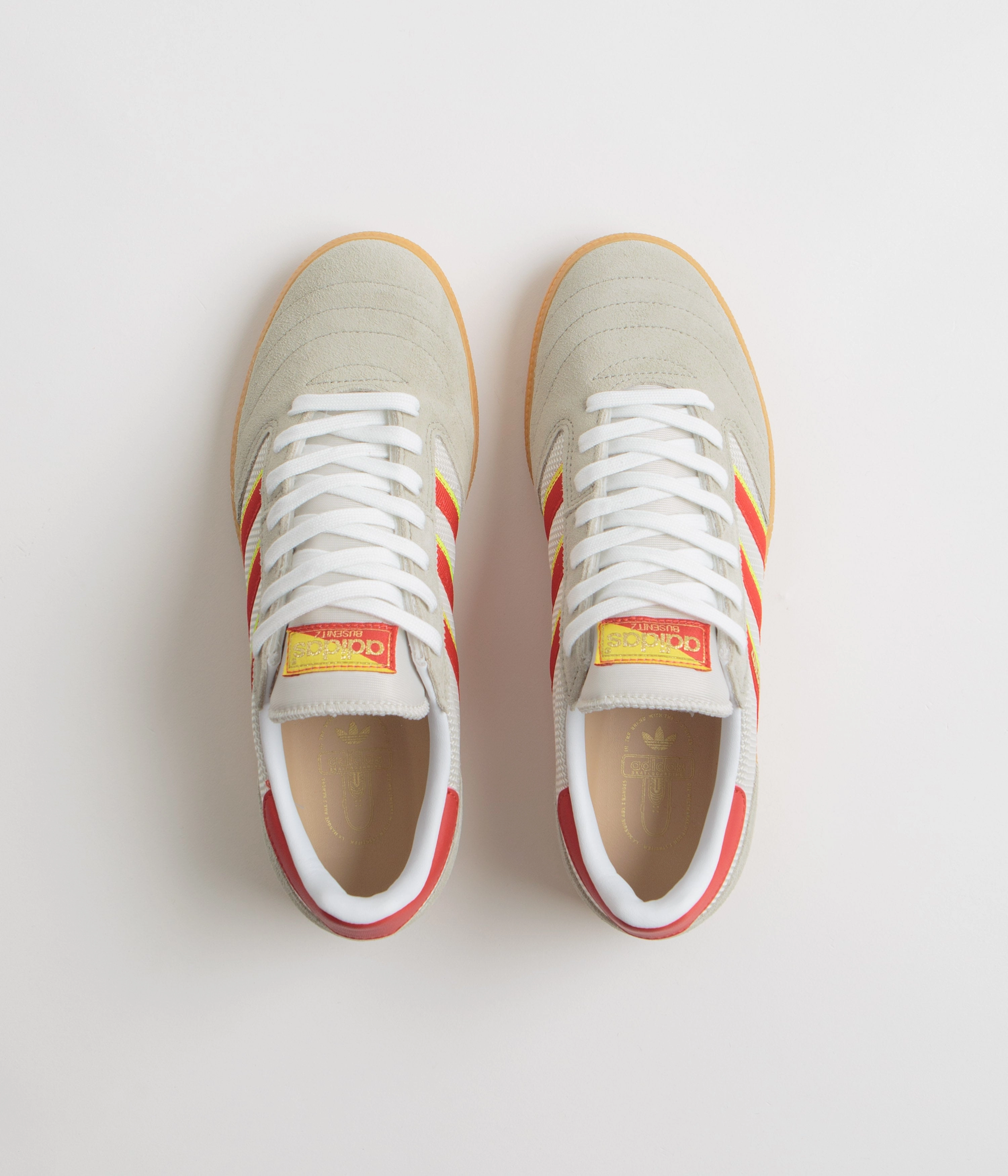 Adidas Alphaedge 4d Running Shoes Adidas Busenitz Vintage Shoes - Feather Grey / Red / Orbit Grey