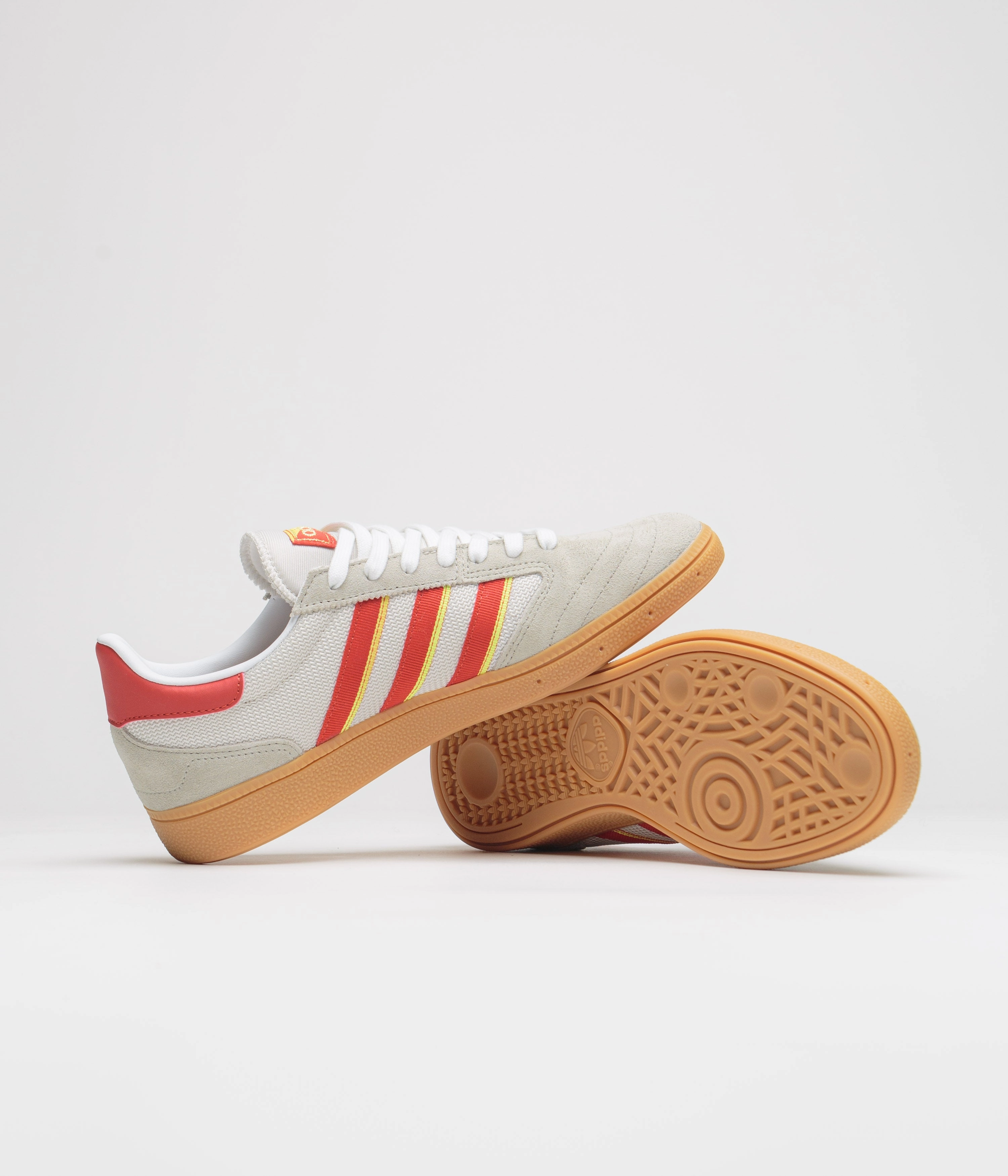 Adidas Shoes Running Adidas Busenitz Vintage Shoes - Feather Grey / Red / Orbit Grey