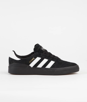 Adidas Busenitz Vulc II Shoes - Core Black / FTWR White / Gold Metallic Adidas Samba Adv Skate Shoes