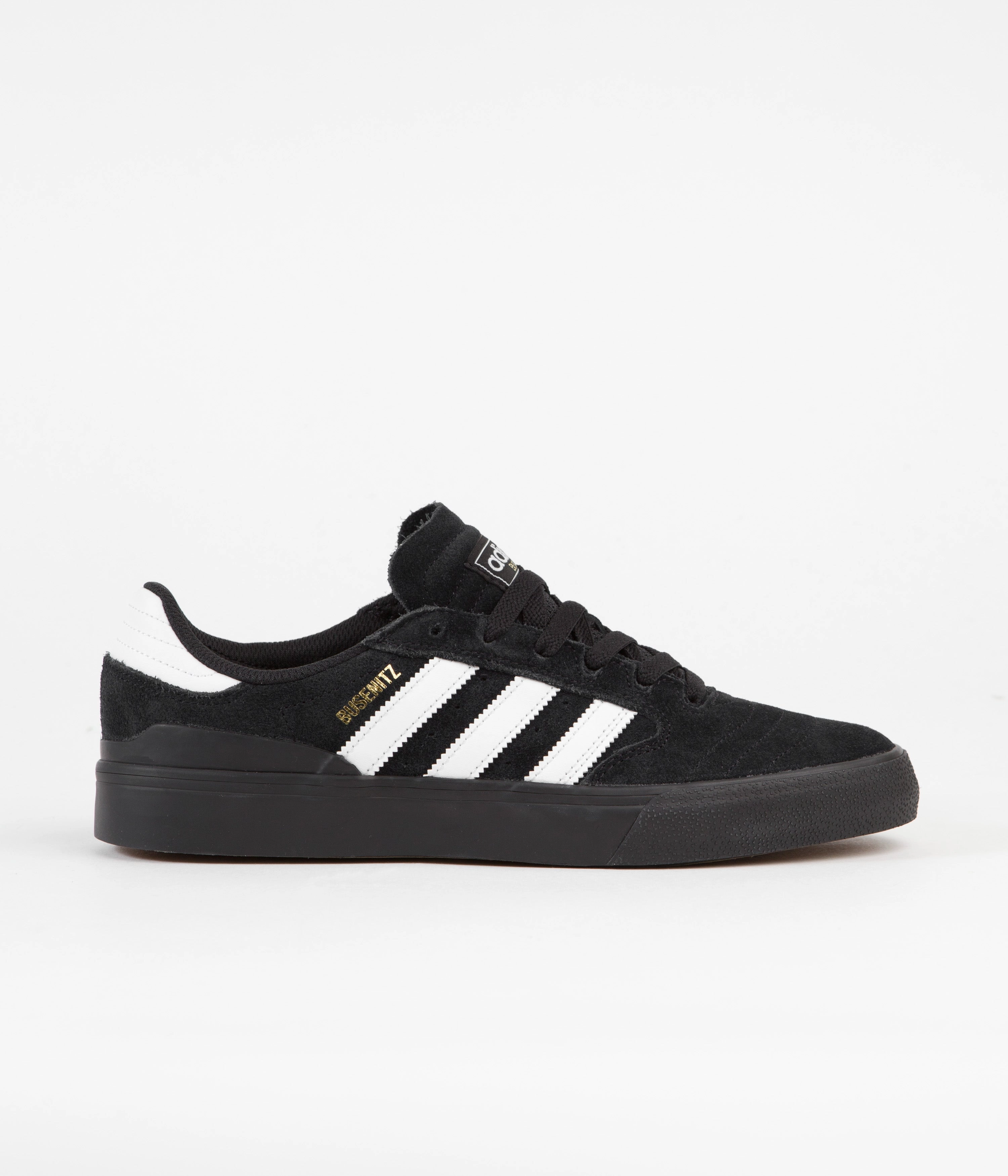Predator Adidas Shoes Adidas Busenitz Vulc II Shoes - Core Black / FTWR White / Gold Metallic