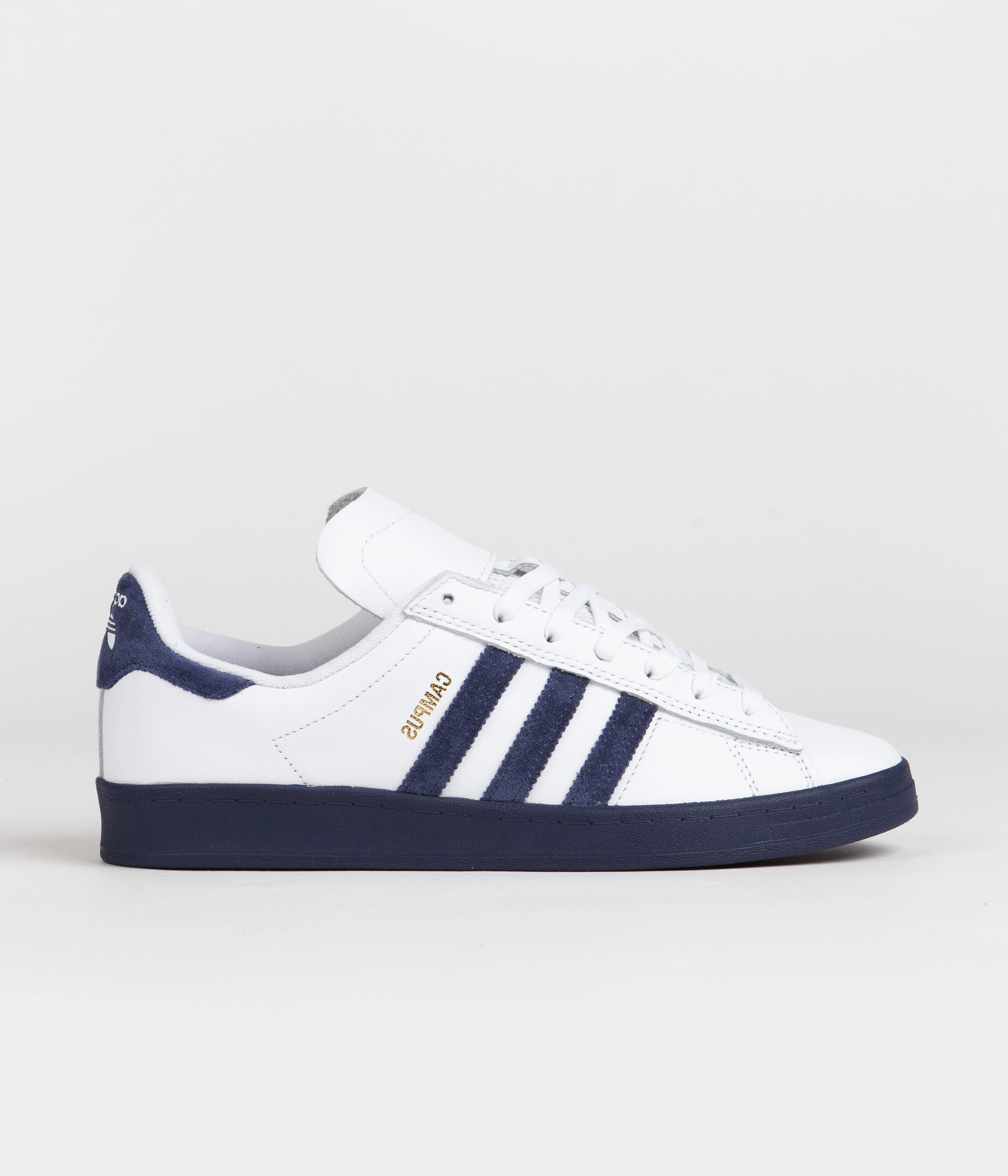Stan Smith Shoes Adidas Adidas Campus ADV Shoes - FTWR White / Collegiate Navy / Bluebird