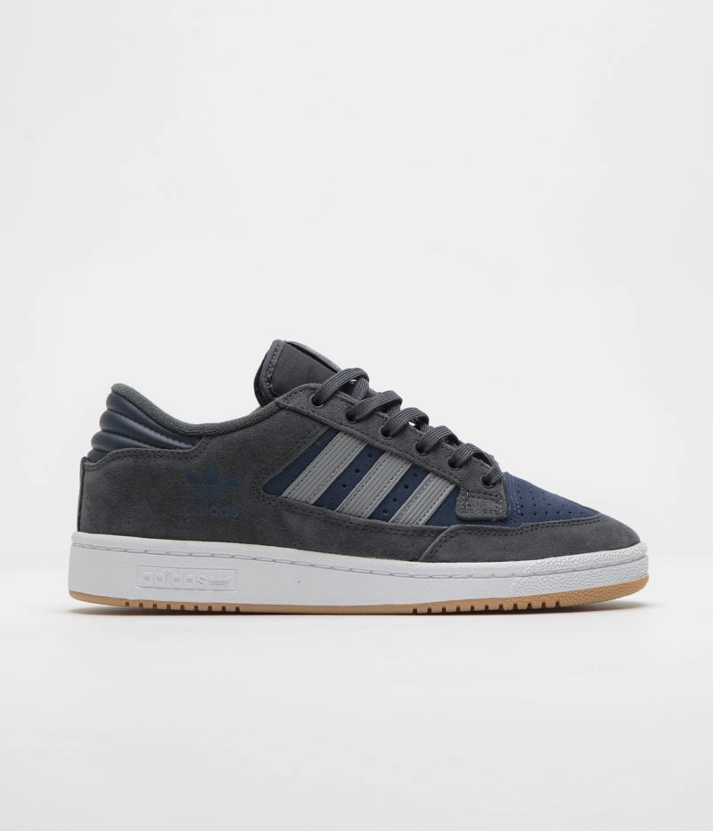 Adidas Centennial 85 Low ADV Shoes - Carbon / Grey Three / Collegiate Navy Adidas Shoes Pride