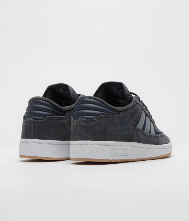 Ohio State Adidas Shoes Adidas Centennial 85 Low ADV Shoes - Carbon / Grey Three / Collegiate Navy