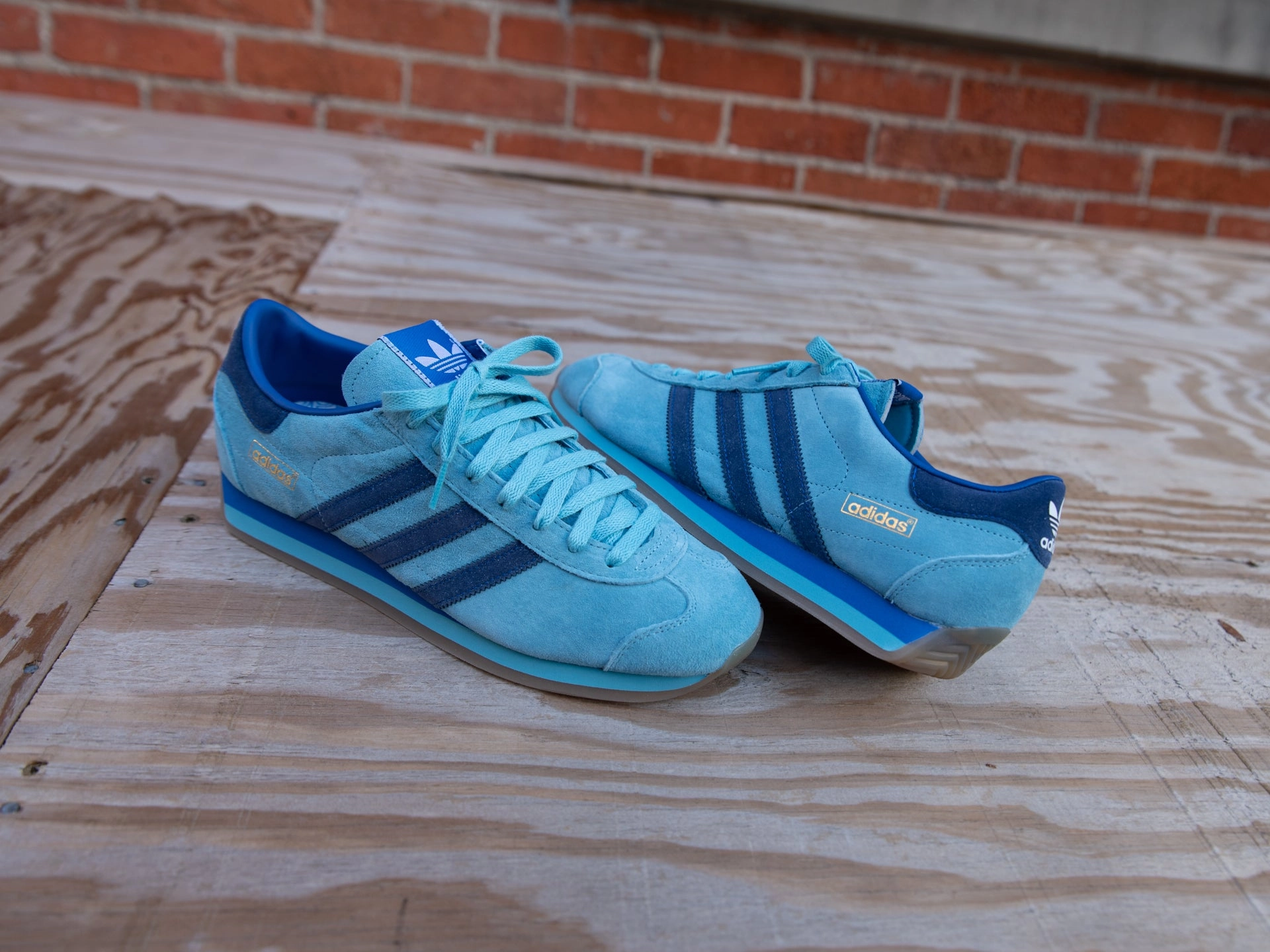Adidas Golf Shoes Spikeless Adidas Country Japan 'Preloved Blue/Royal Blue'