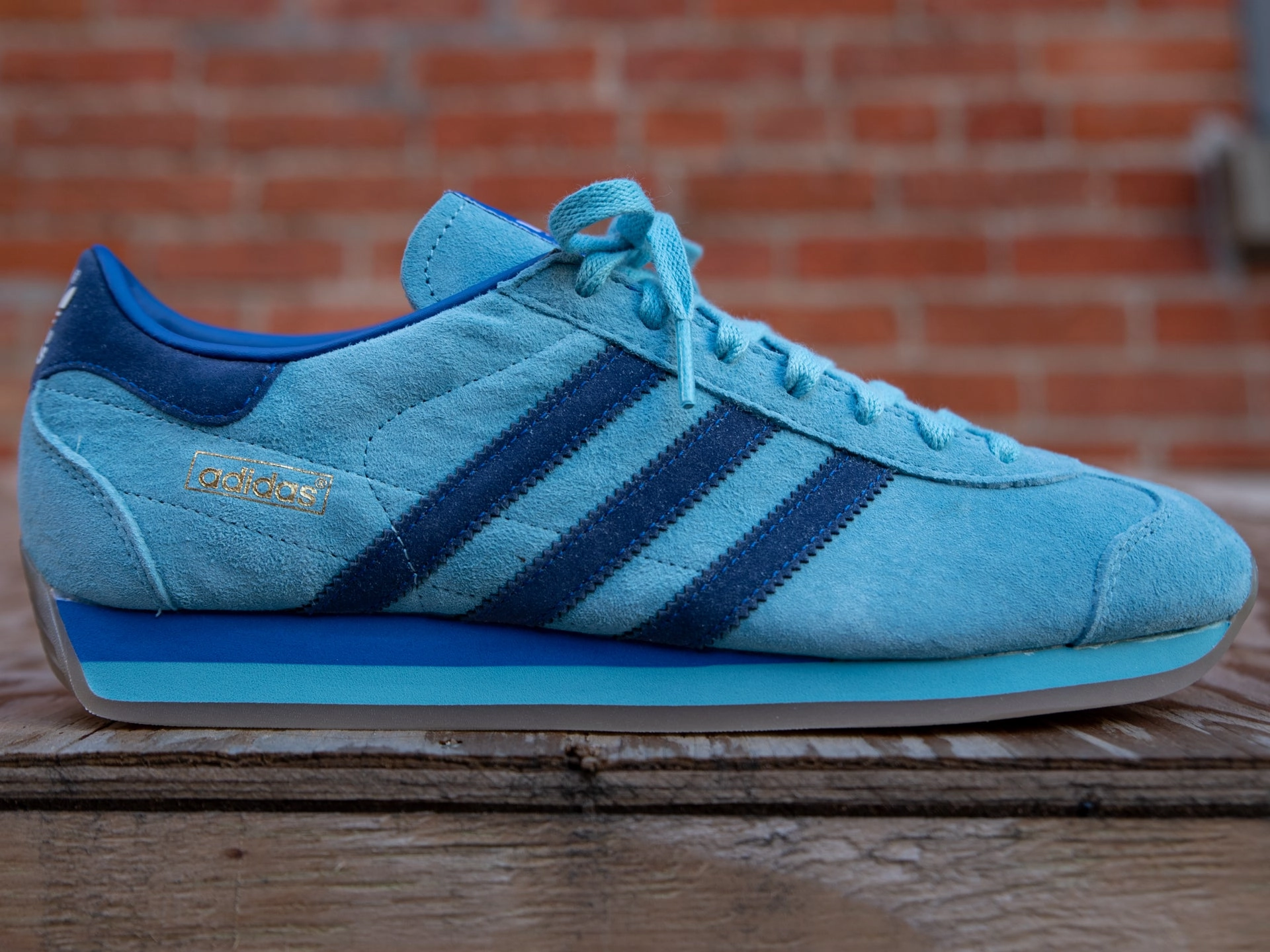 Adidas Country Japan 'Preloved Blue/Royal Blue' Adidas Adipower Weightlifting Shoe