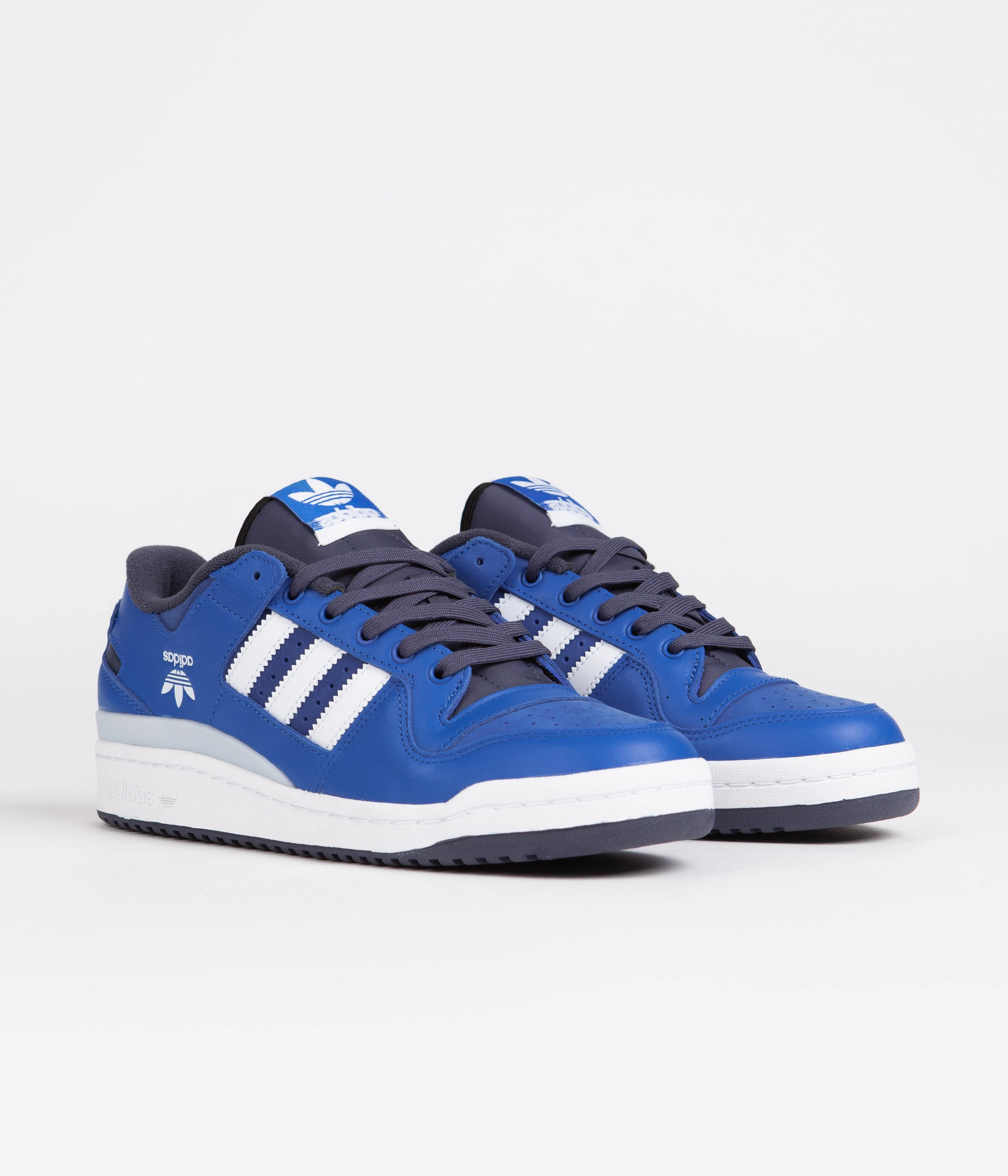 Towelie Adidas Shoes Adidas Forum 84 Low ADV Shoes - Bluebird / FTWR White / Shadow Navy