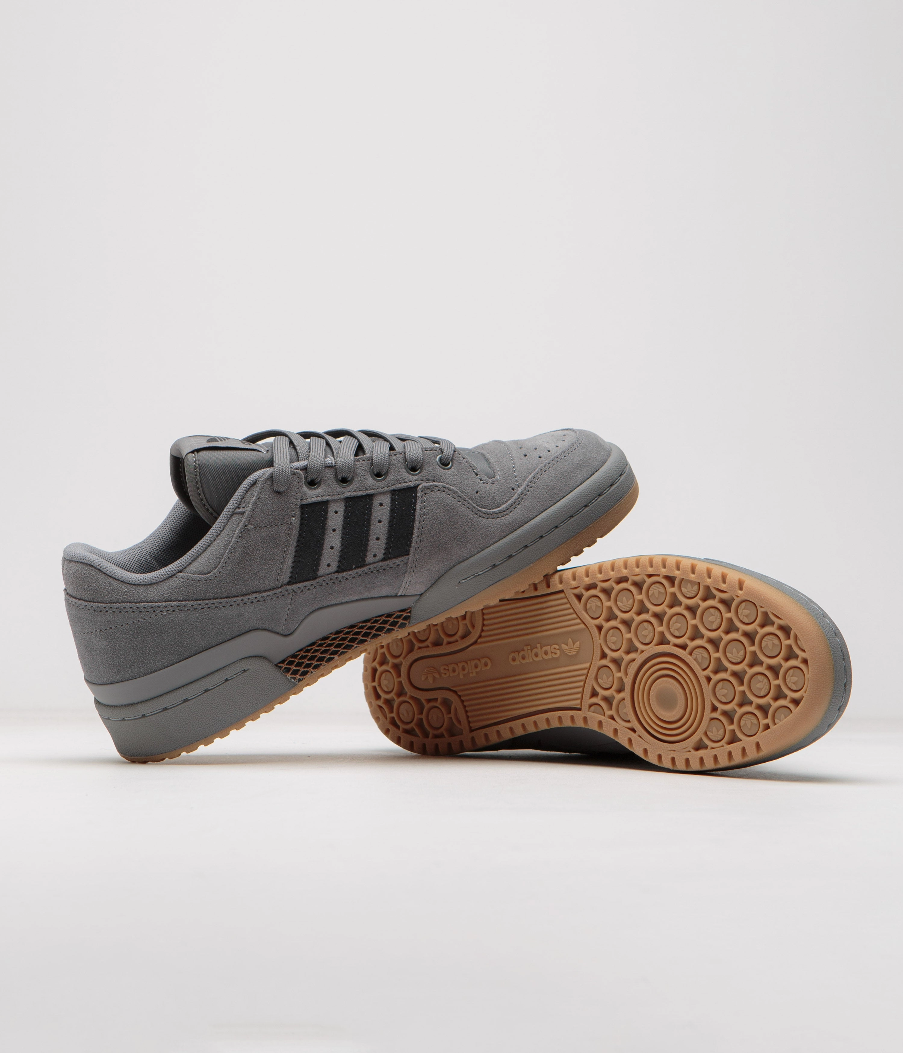 Adidas Forum 84 Low ADV Shoes - Grey Four / Carbon / Grey Three Adidas Treadmill Shoes