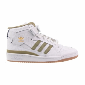 Adidas Forum Mid Big Kids' Shoes White-Orbit Green Adidas Shoe Measurement Chart
